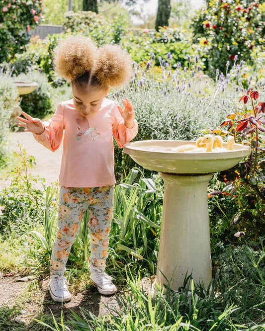 LYLA HUMMINGBIRD TEE 3-7YRS