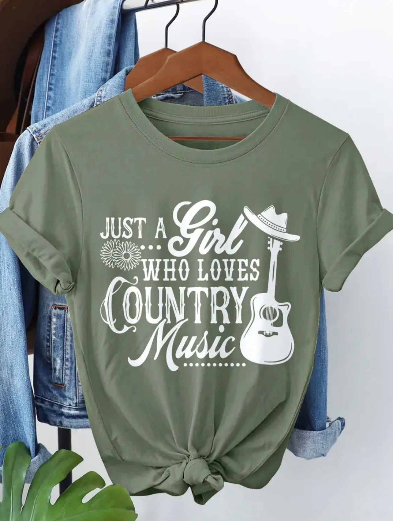 Just A Girl Who Loves Country Music Tee