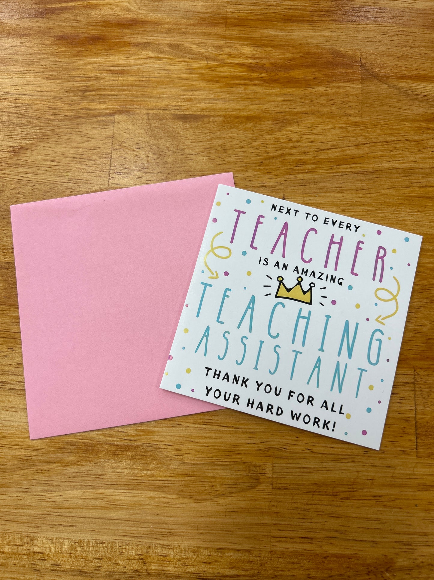 Teachers Aide Christmas Card