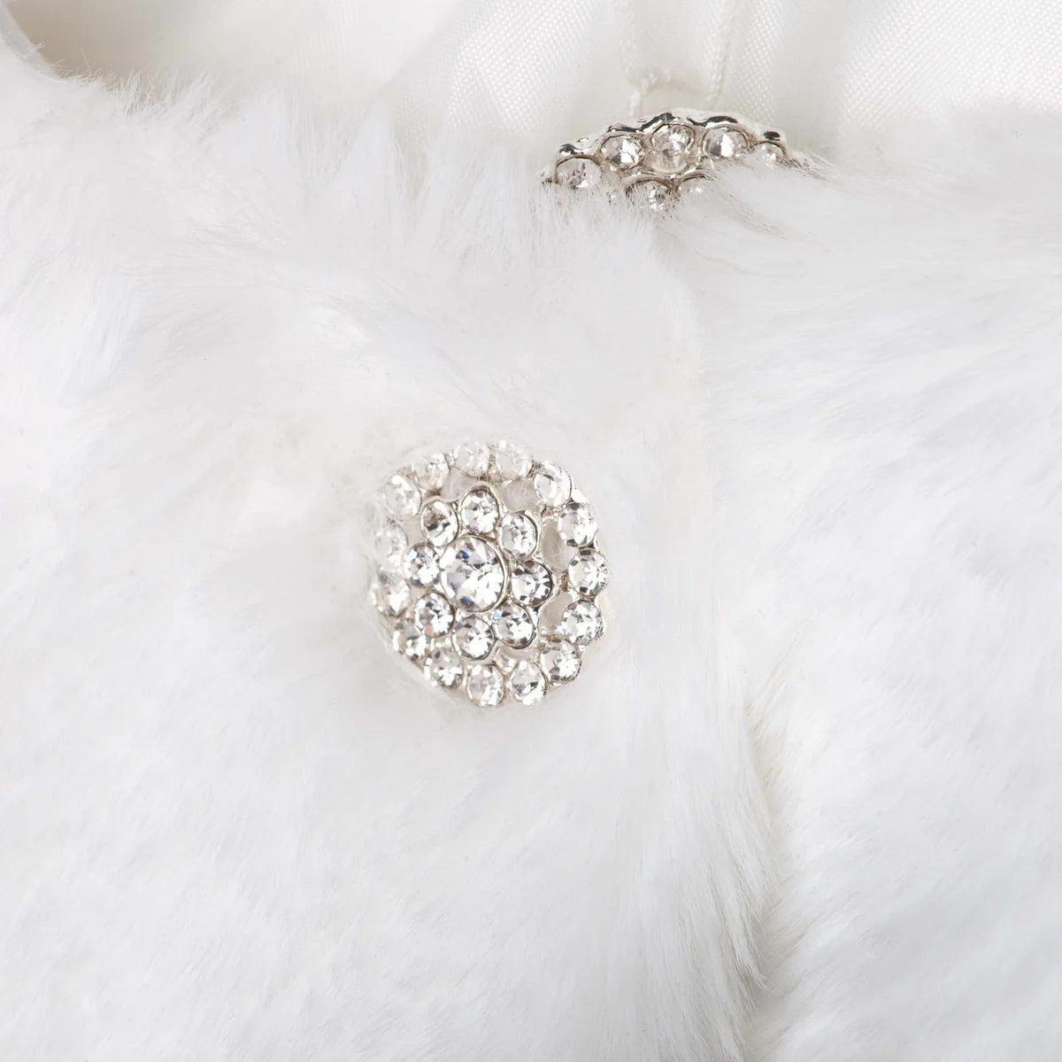 SARAH FAUX FUR JACKET - IVORY