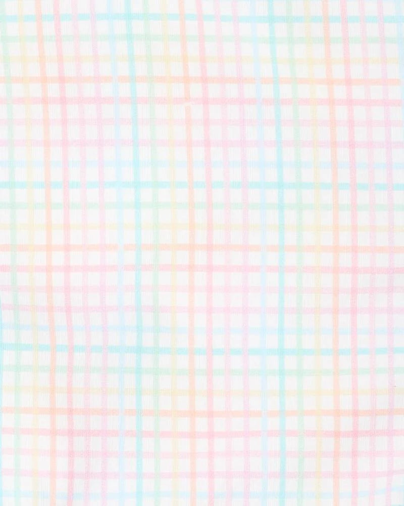 CANDY BLOSSOM CHECK BODYSUIT