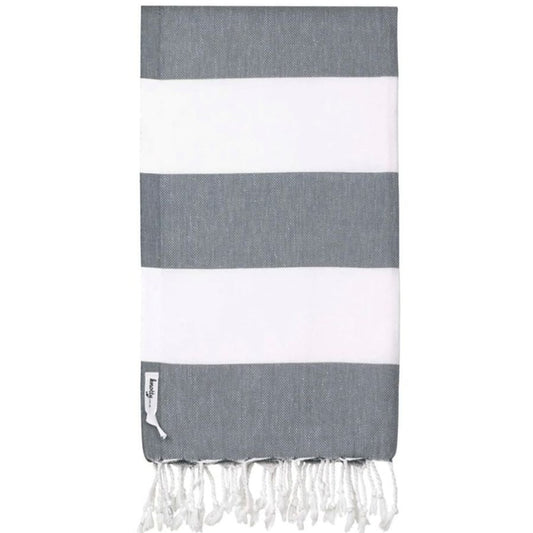 Turkish Towel Capri Charcoal