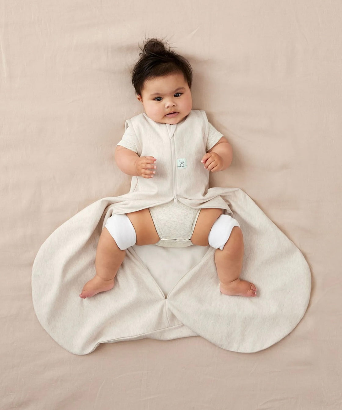 Hip Harness Jersey Sleeping Bag 1.0 TOG - Oatmeal Marle