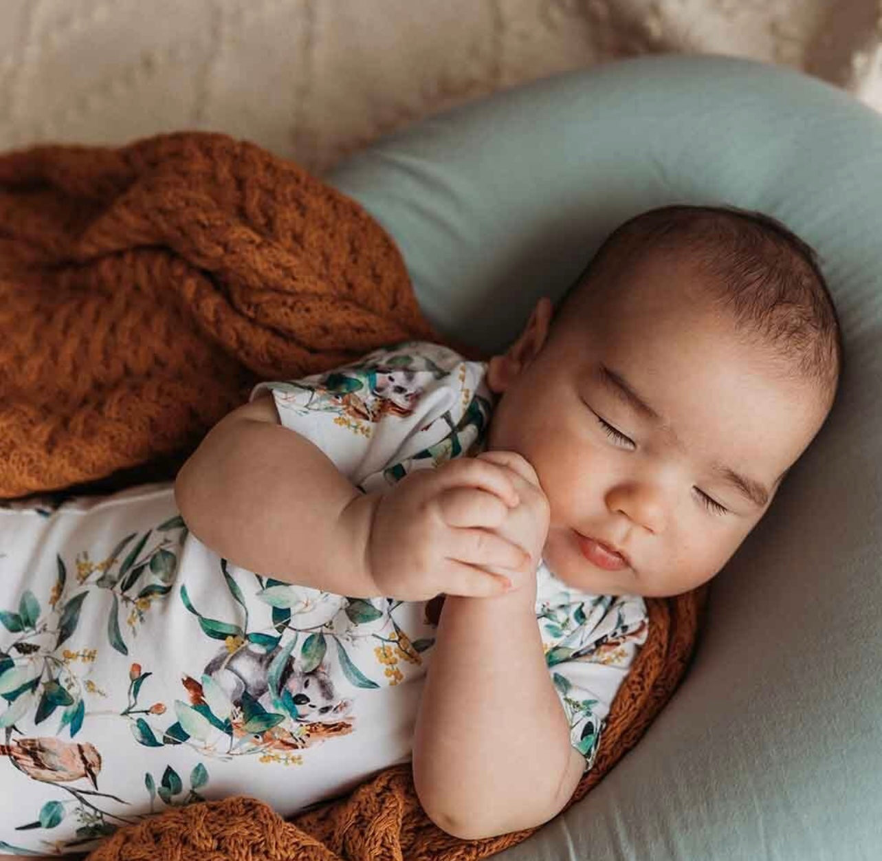 Eucalypt Short Sleeve Organic Bodysuit