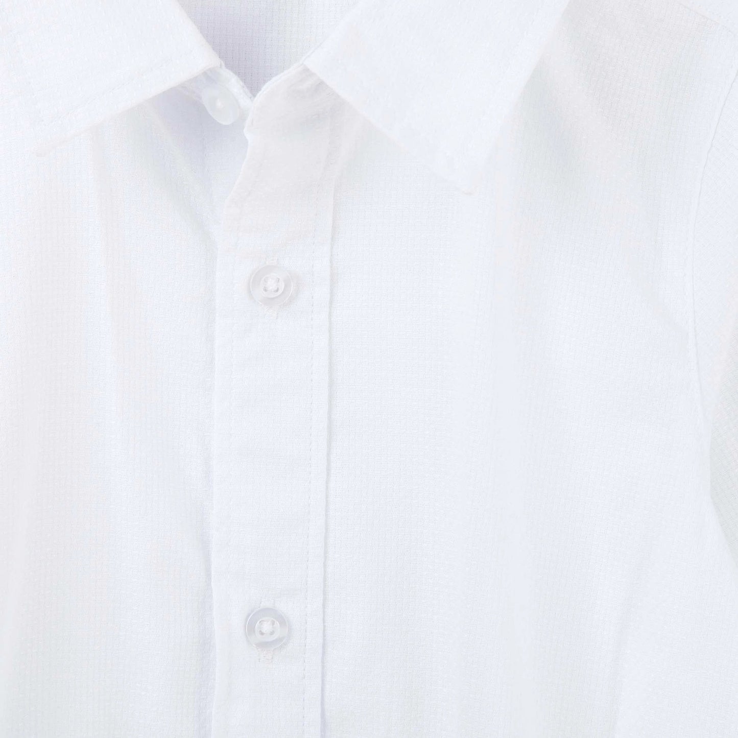 Jackson L/S Formal Romper - White