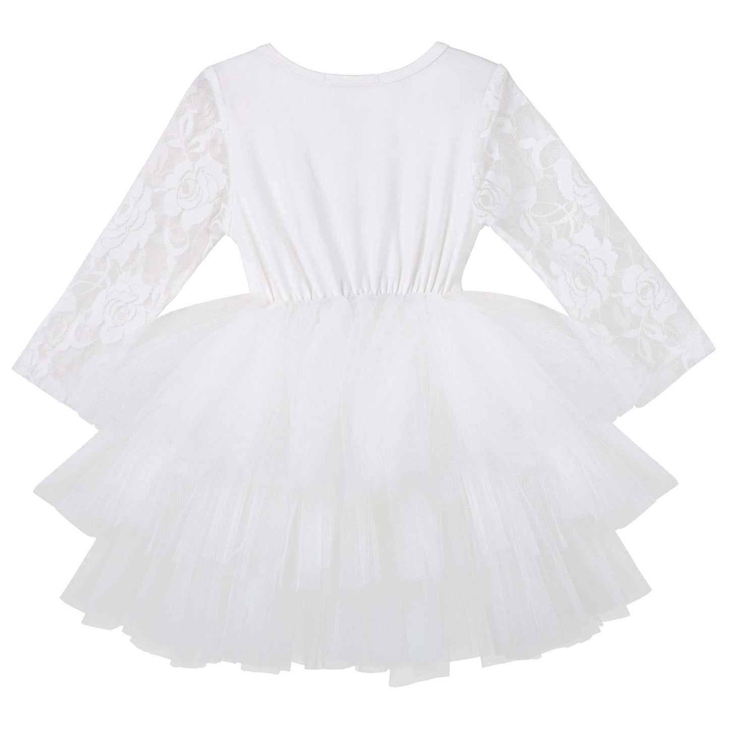 My First Lace Tutu L/S - Ivory