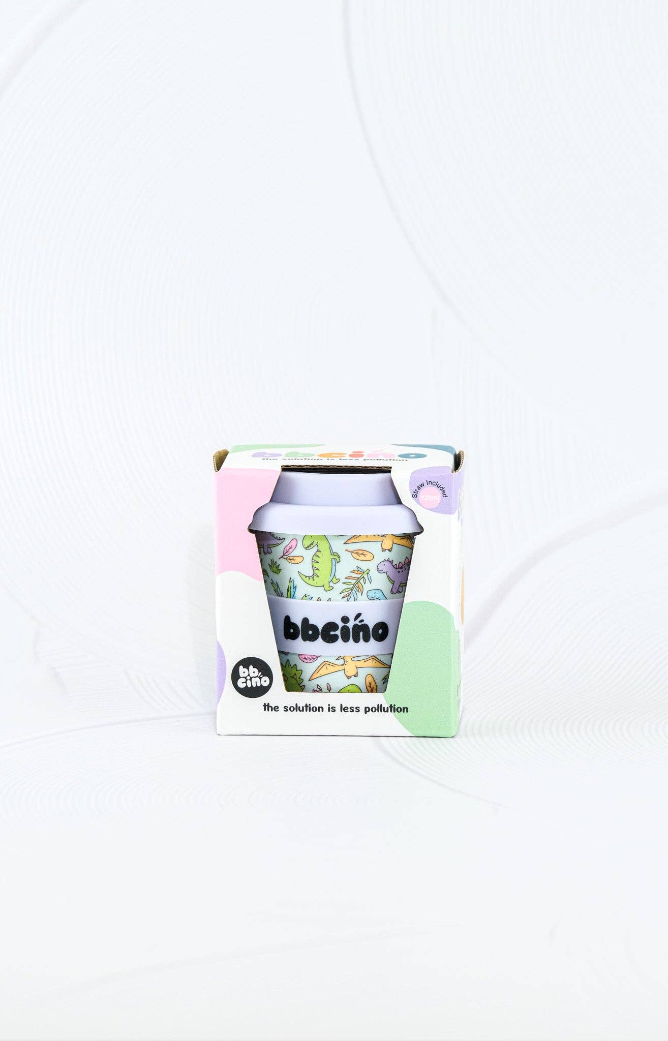 Sip-a-saurus Babycino Cup - 120ml (STRAW INCLUDED)