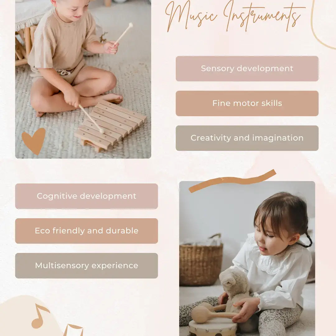 Handbells Musical Toy for Age 3+