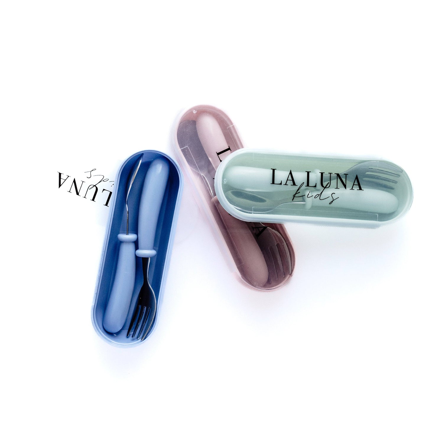 Fork & Spoon Set Pink
