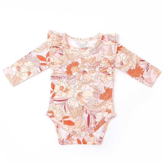 Shimmy Long Sleeve Onesie/Top - SERENITY
