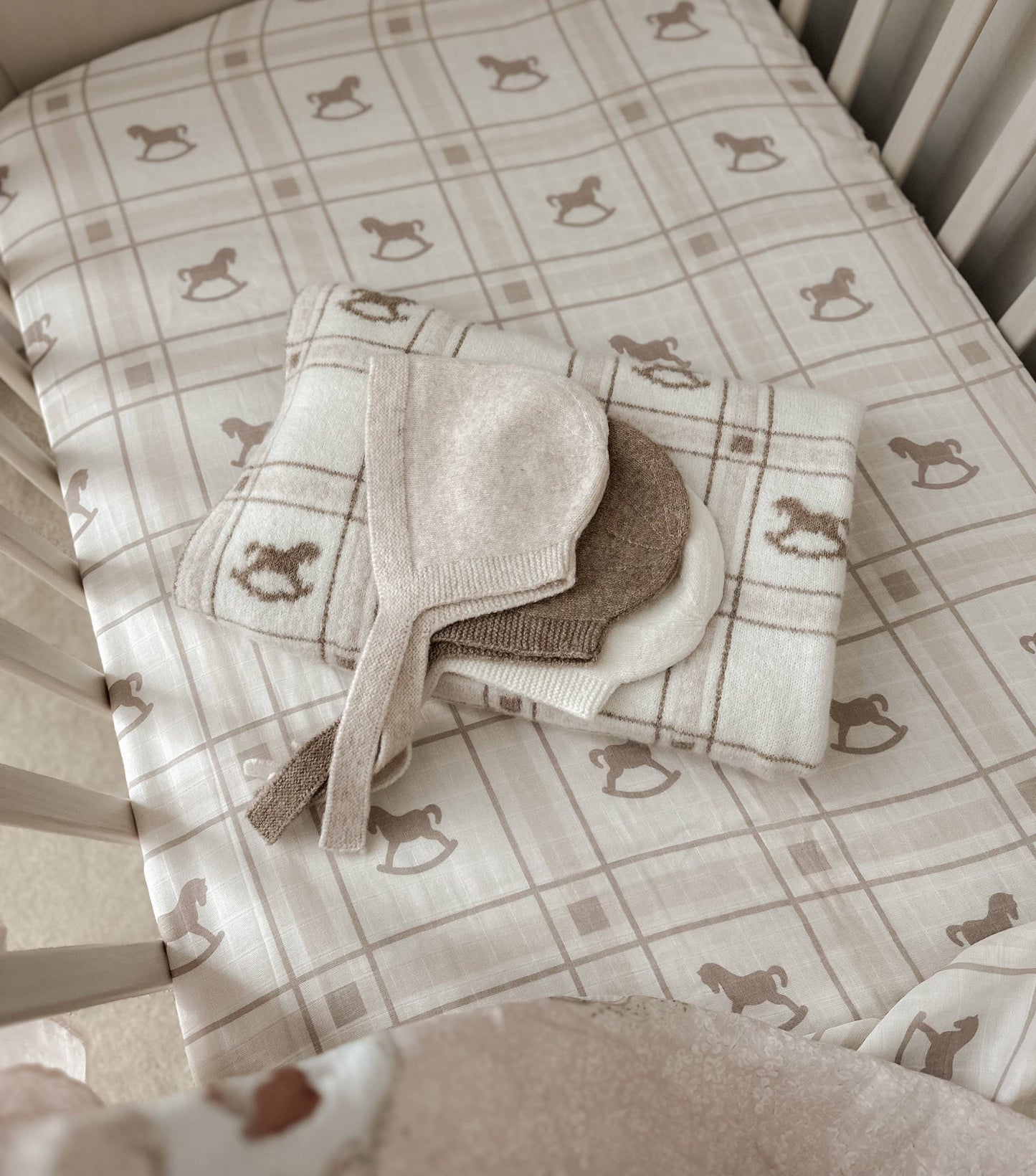 The Rocking Horse Fitted Cot Sheet