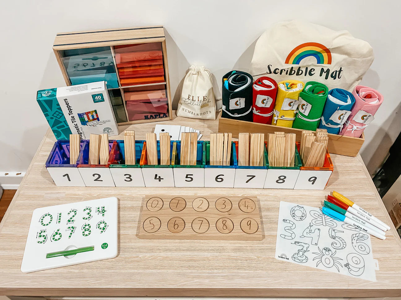 Magnetic Tile Topper | Numeracy Pack (40 piece)