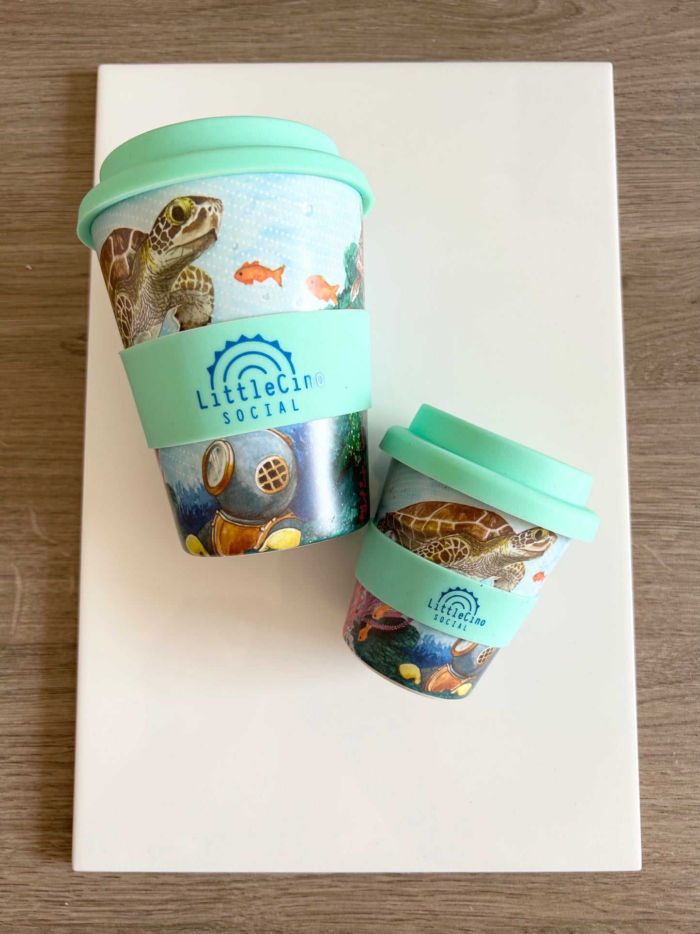 At The Bottom Of The Deep Blue C-C-C Grown Up Coffee Cup