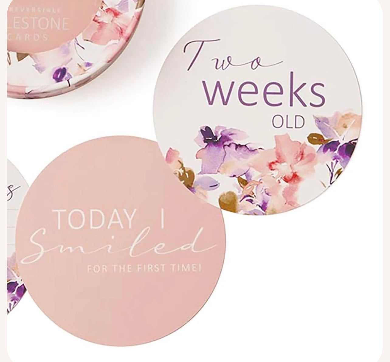 Blushing Beauty & Musk Pink Reversible Milestone Cards