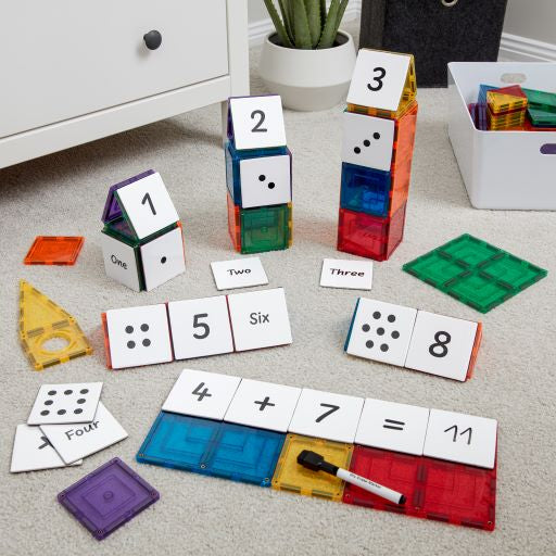 Magnetic Tile Topper | Numeracy Pack (40 piece)