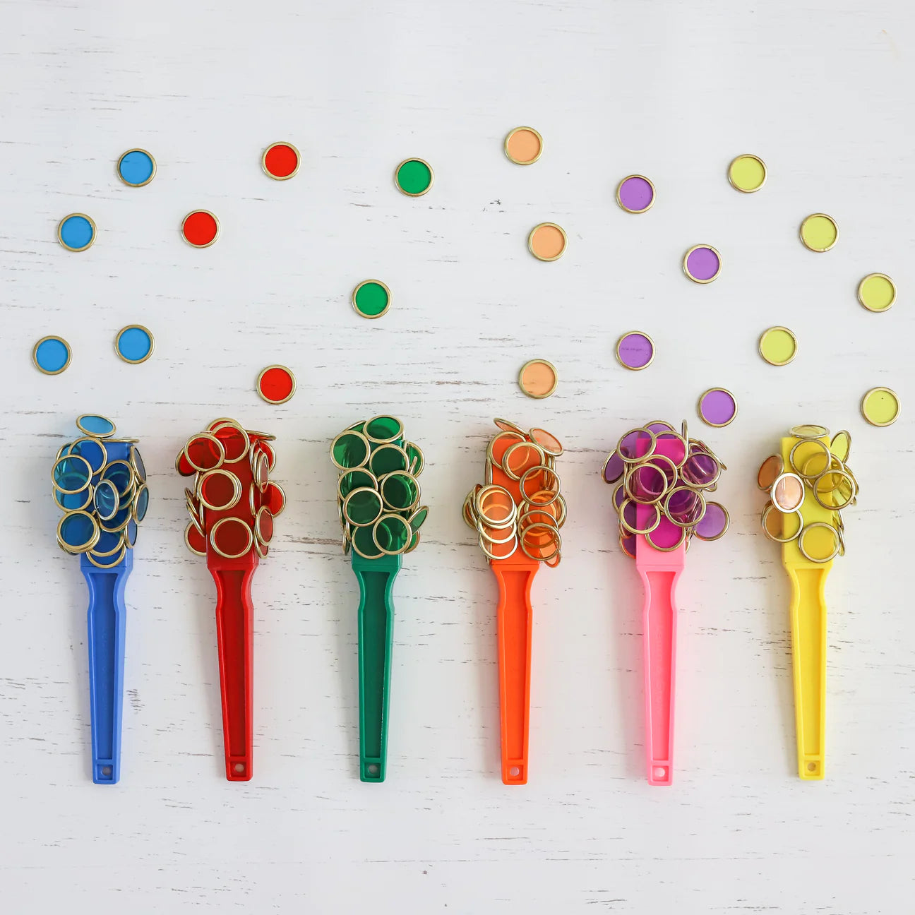 Metal Rimmed Counting Chips
