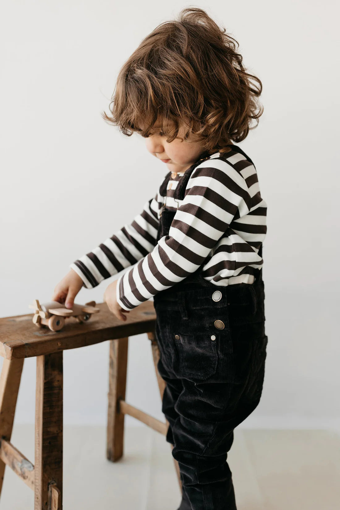 Diego Pima Cotton Top - Fudge/Cloud