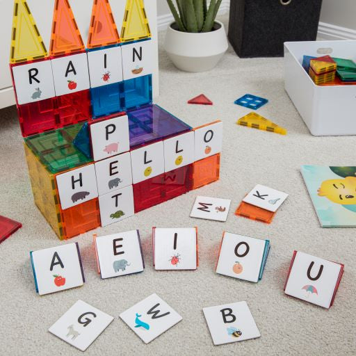Magnetic Tile Topper | Alphabet Upper Case Pack (40 piece)