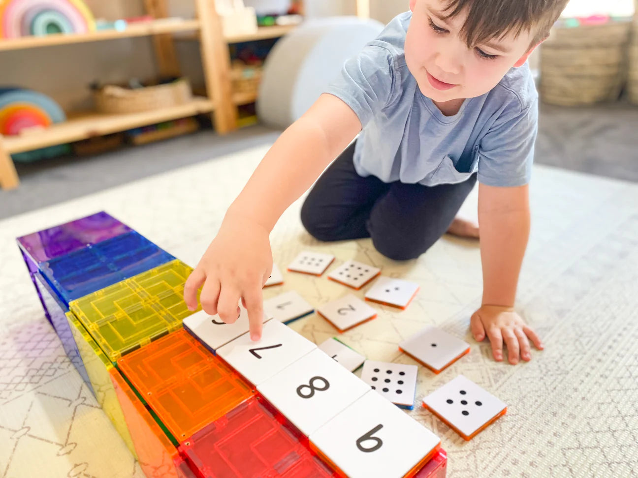 Magnetic Tile Topper | Numeracy Pack (40 piece)