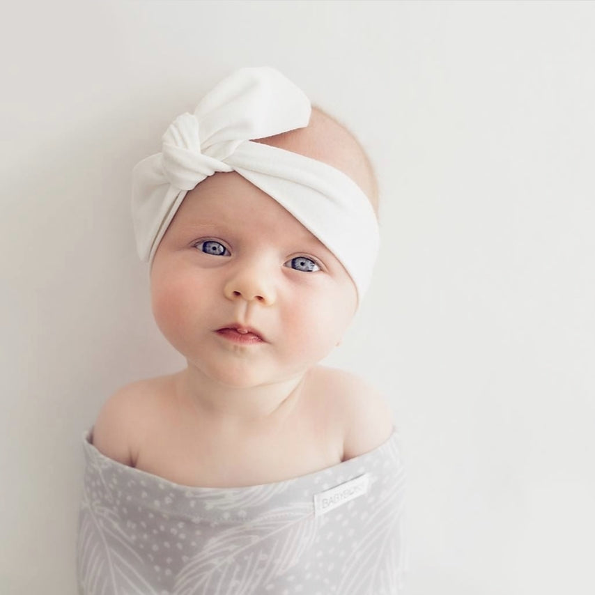 Classic White Topknot