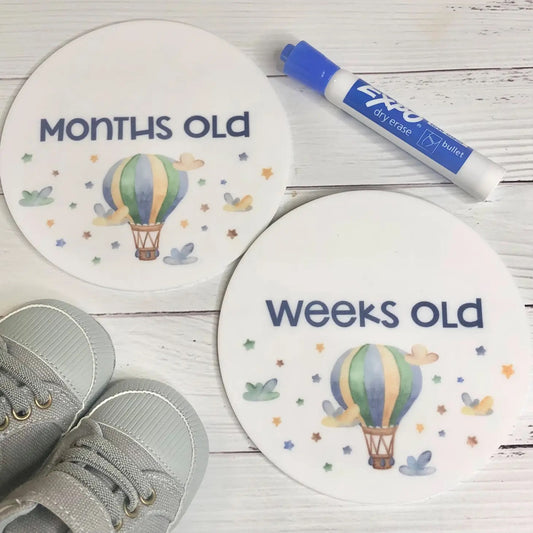 Reusable Weeks & Months Milestone Disc