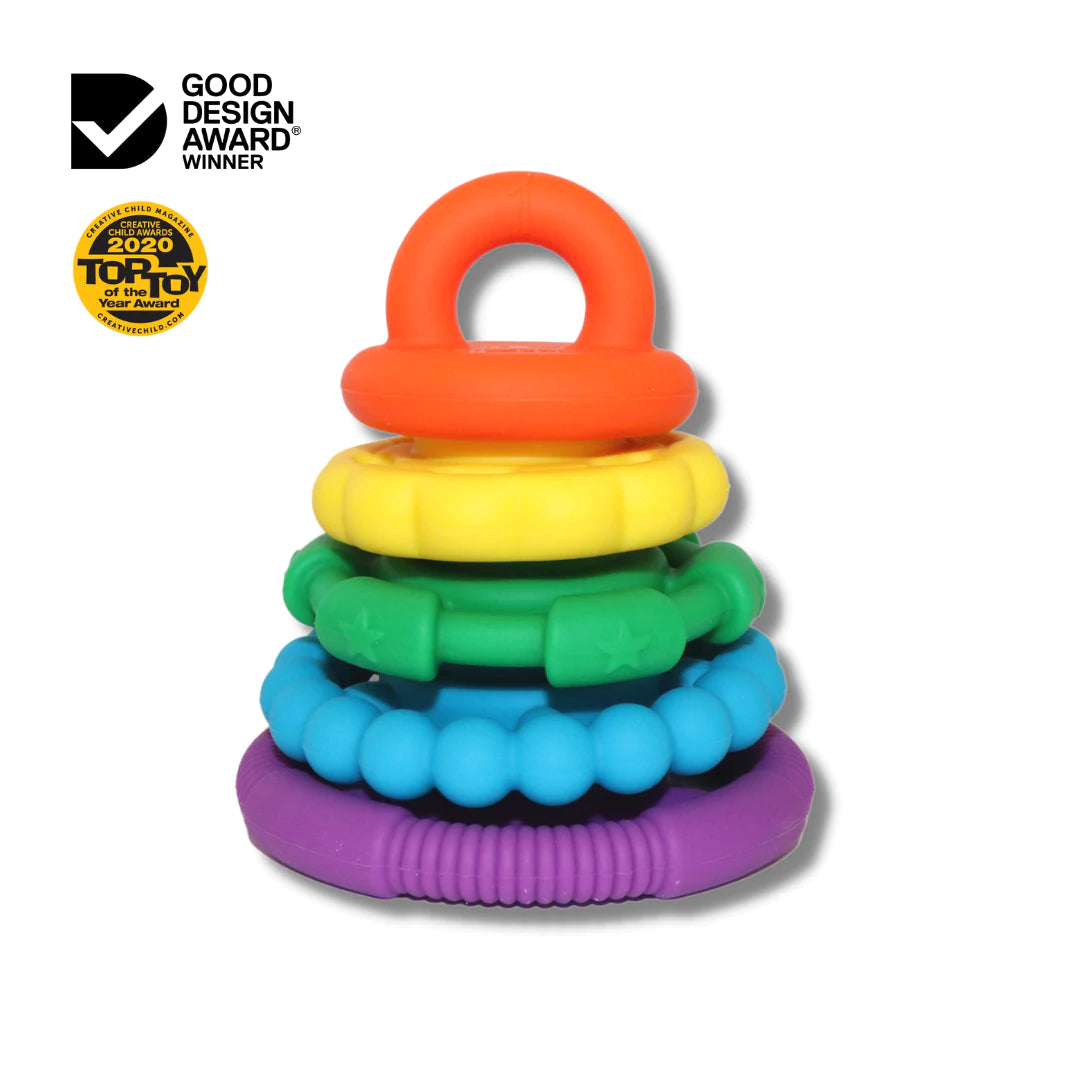 Rainbow Stacker & Teether Toy