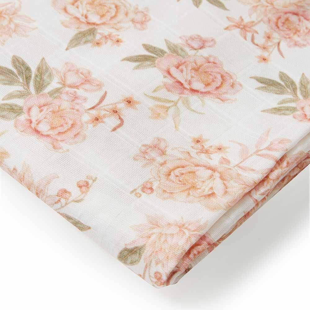 Rosette Organic Muslin Wrap