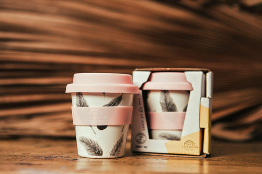 Shake Your Fuzzy Tail Feather Babycino Cup (incl straw)