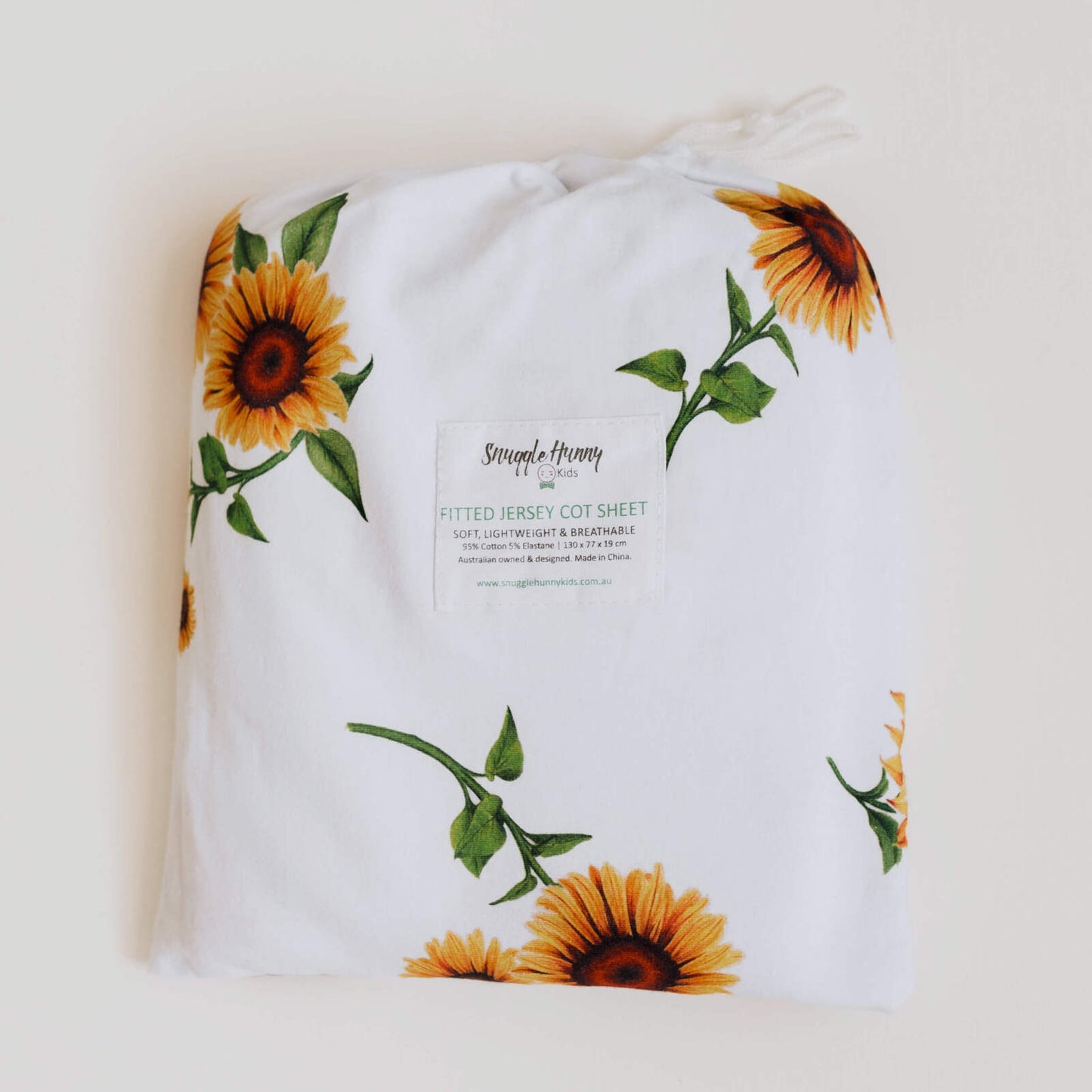 Sunflower Fitted Cot Sheet