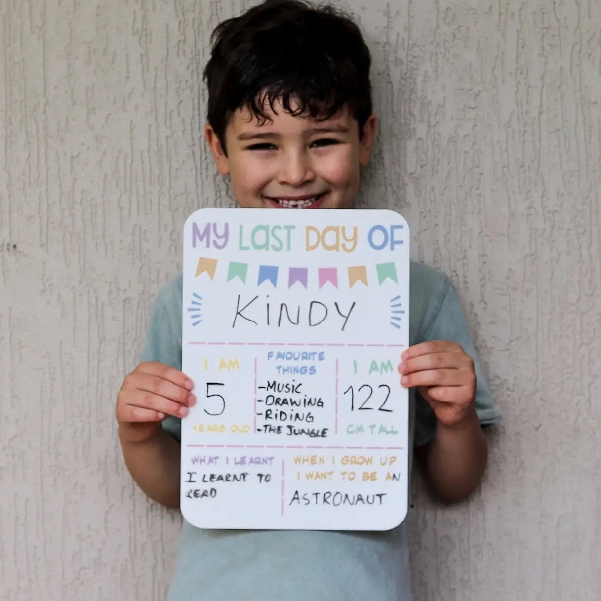 First Day / Last Day Whiteboard