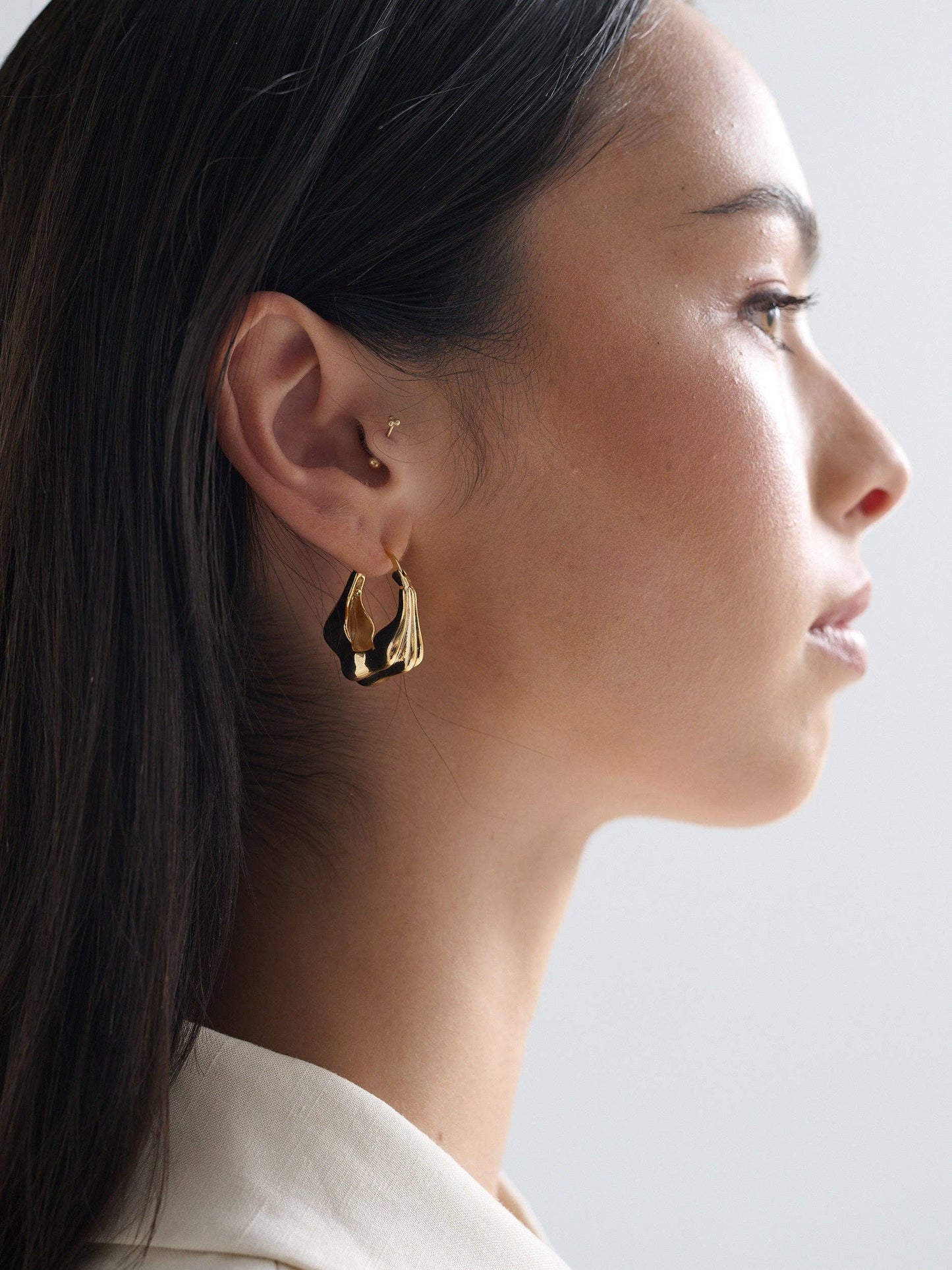 Harrison 18K Gold Plated Earrings