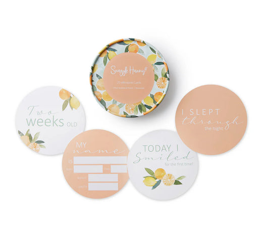 Citrus Squeeze & Peach Reversible Milestone Cards