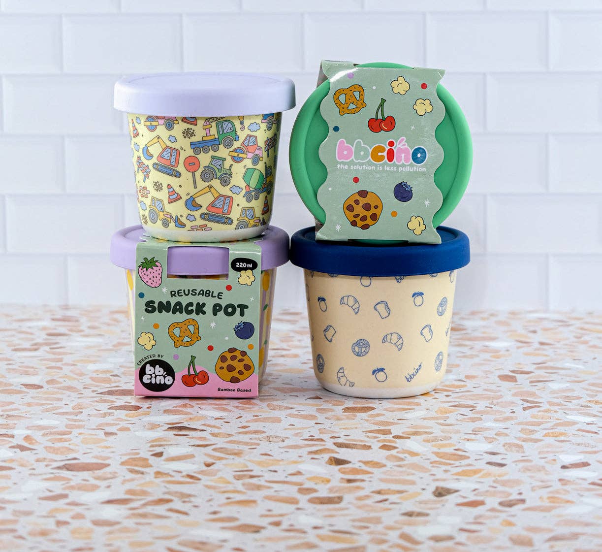 Brunch-Kins Bamboo-Based SNACK POT