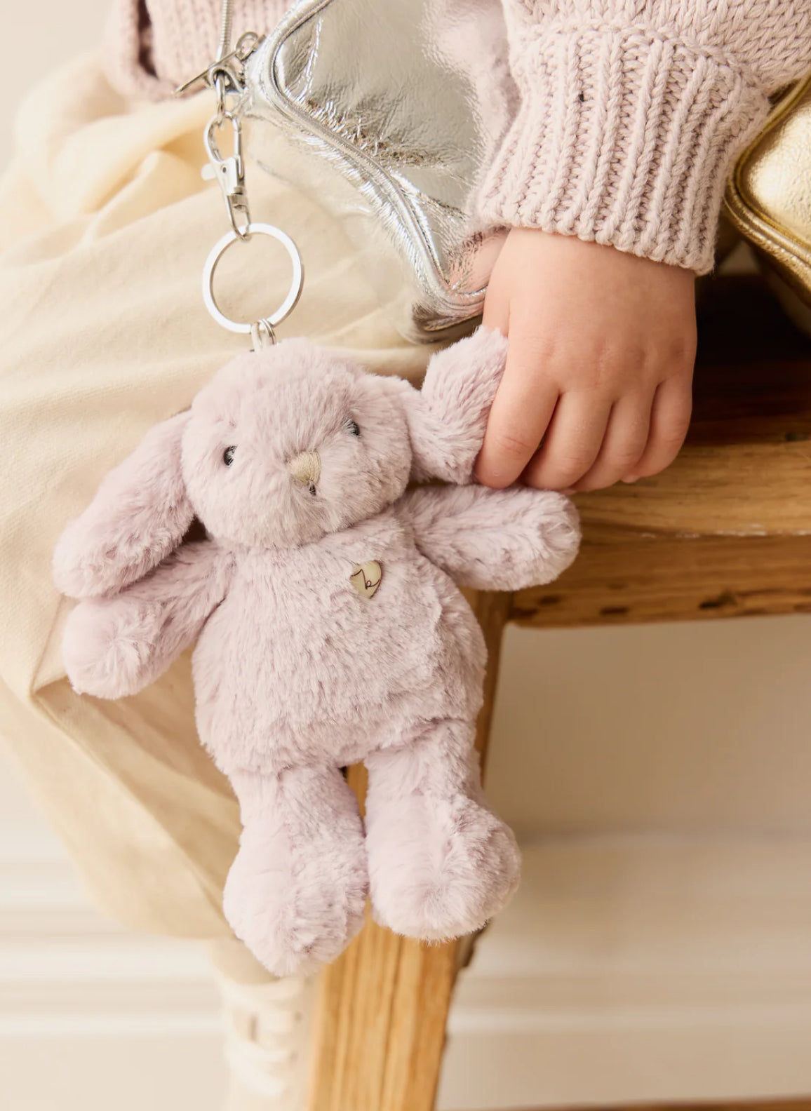 Snuggle Bunnies - Penelope Key Charm - Violet