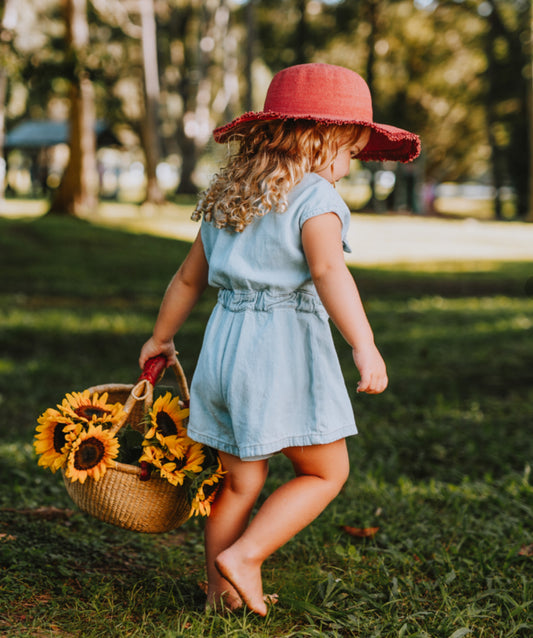 WALLAGA - GIRLS WIDE BRIM - Watermelon