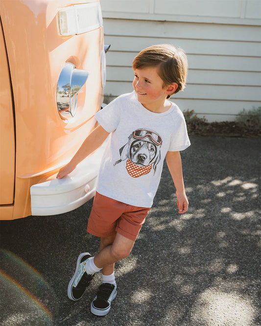 BOYS RUST SHORT 3-5 YRS