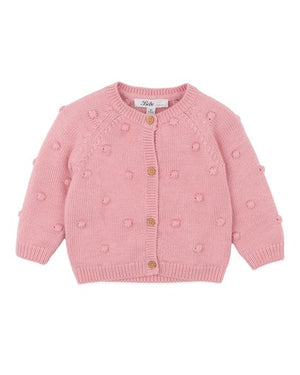 CHARLIE BOBBLE KNITTED CARDIGAN