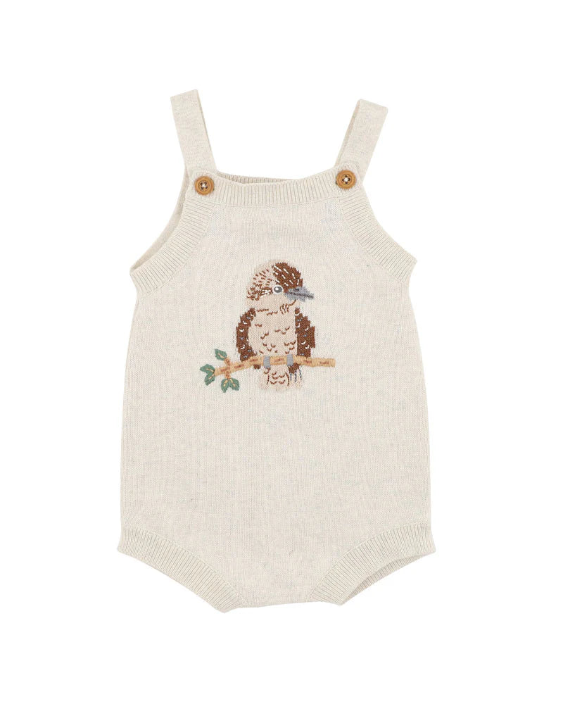Australiana Organic Kookaburra Knit Bodysuit