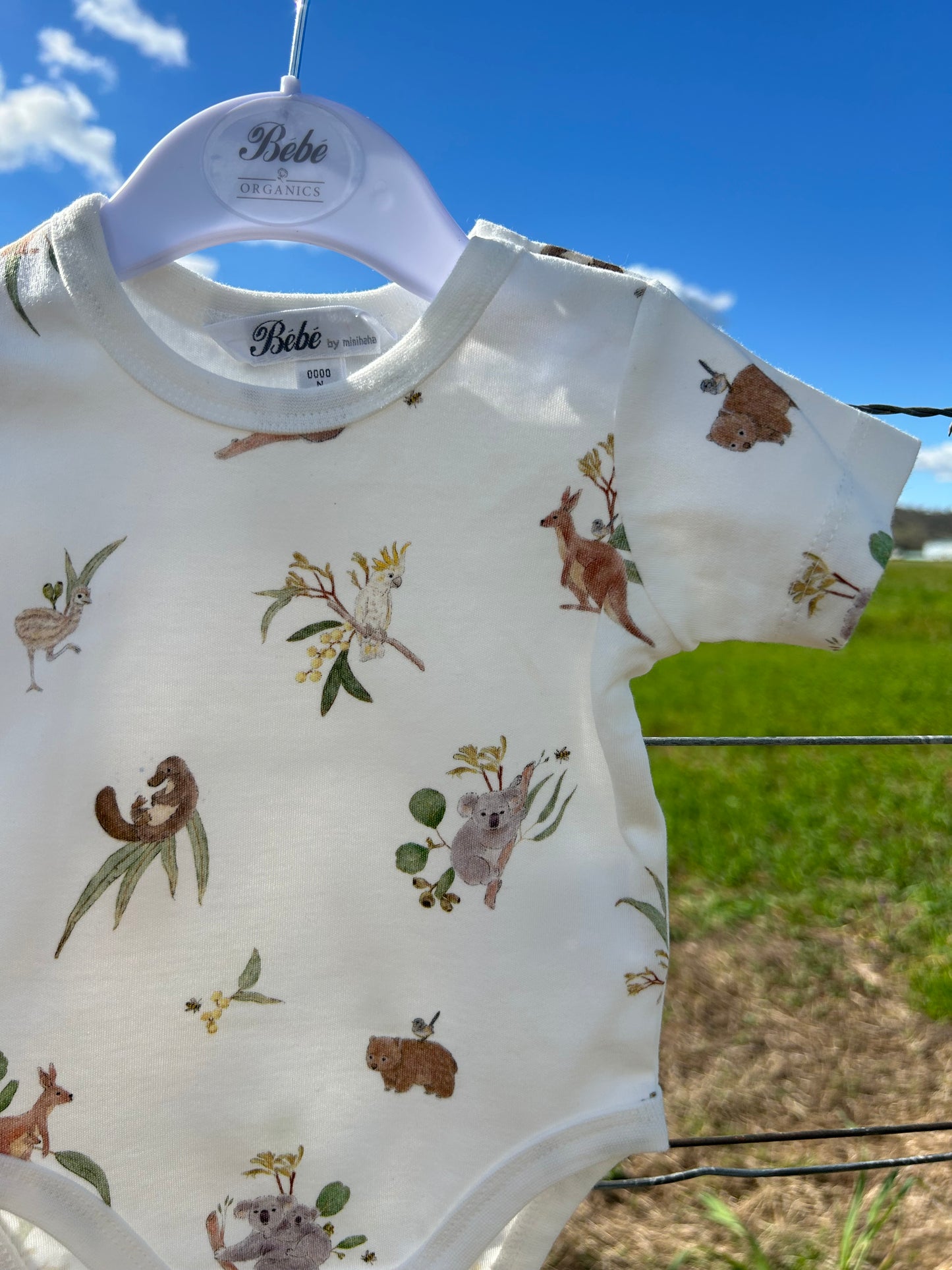 Australiana Organic Bodysuit