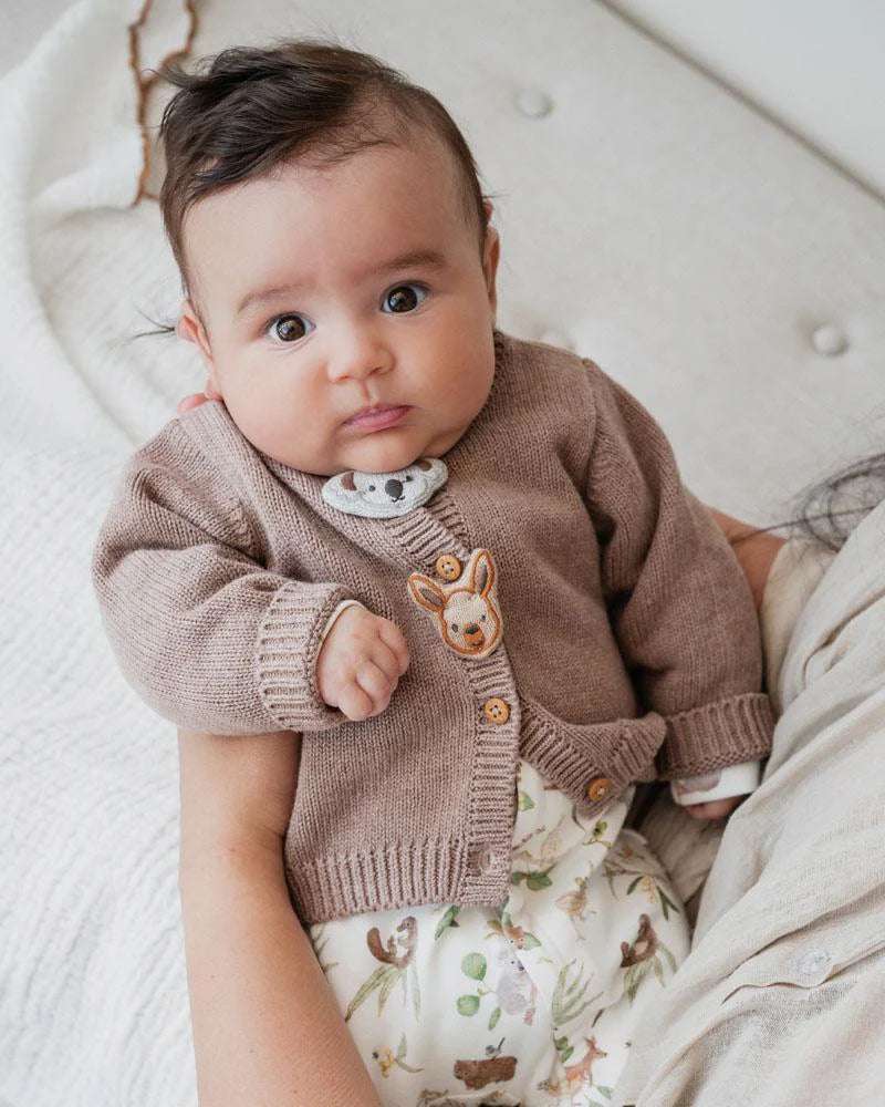 BAILEY ANIMAL FACE CARDIGAN