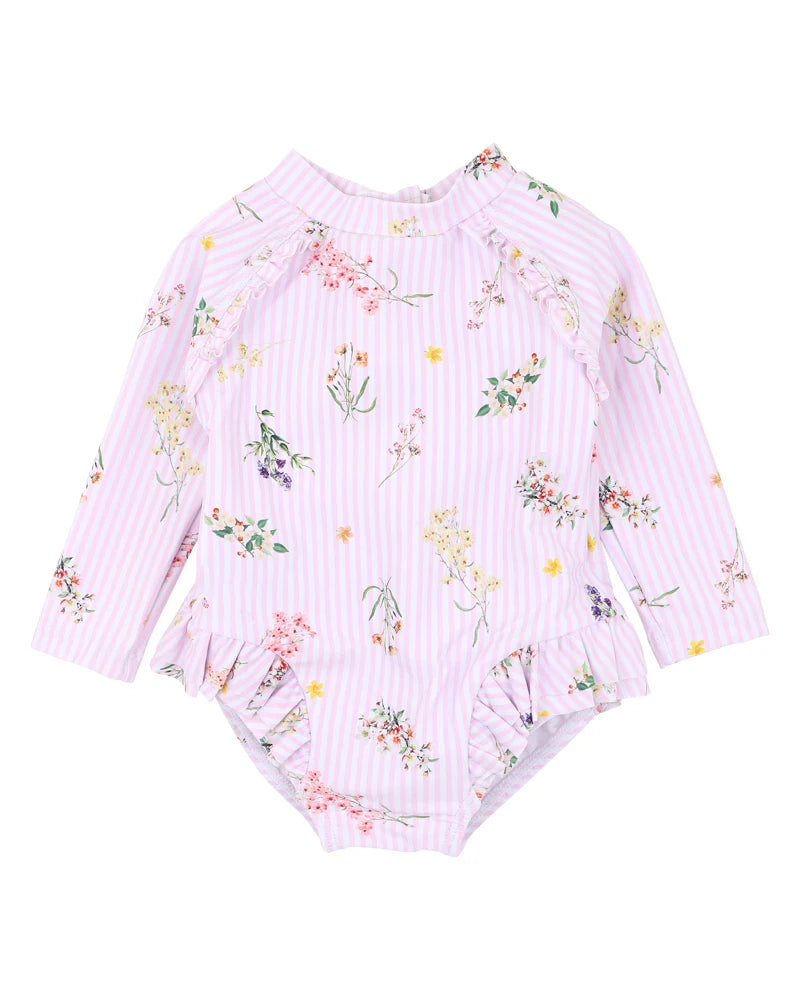 MYRA PRINT LS SUNSUIT
