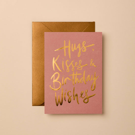 Birthday Card | Signature Gold Foil Greeting Card