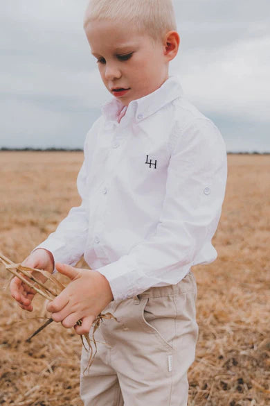 Boys Oxford Dress Shirt - White