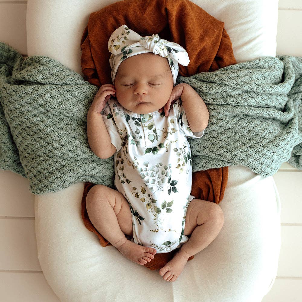 Eden Short Sleeve Organic Bodysuit