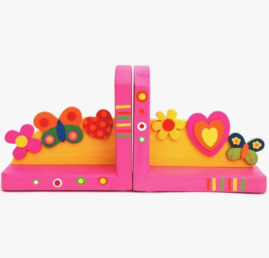 Flower & Butterfly Bookends