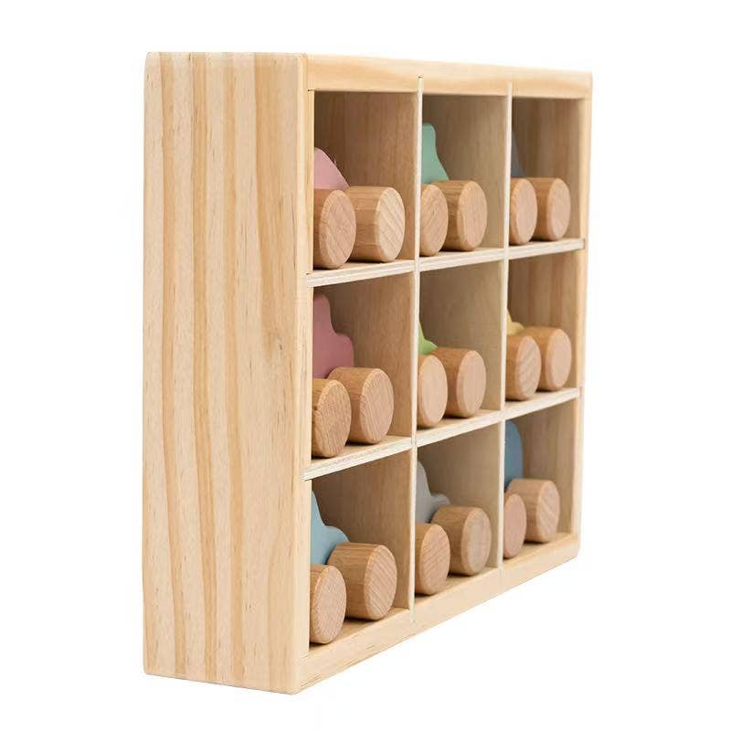 Wooden Mini Car Set