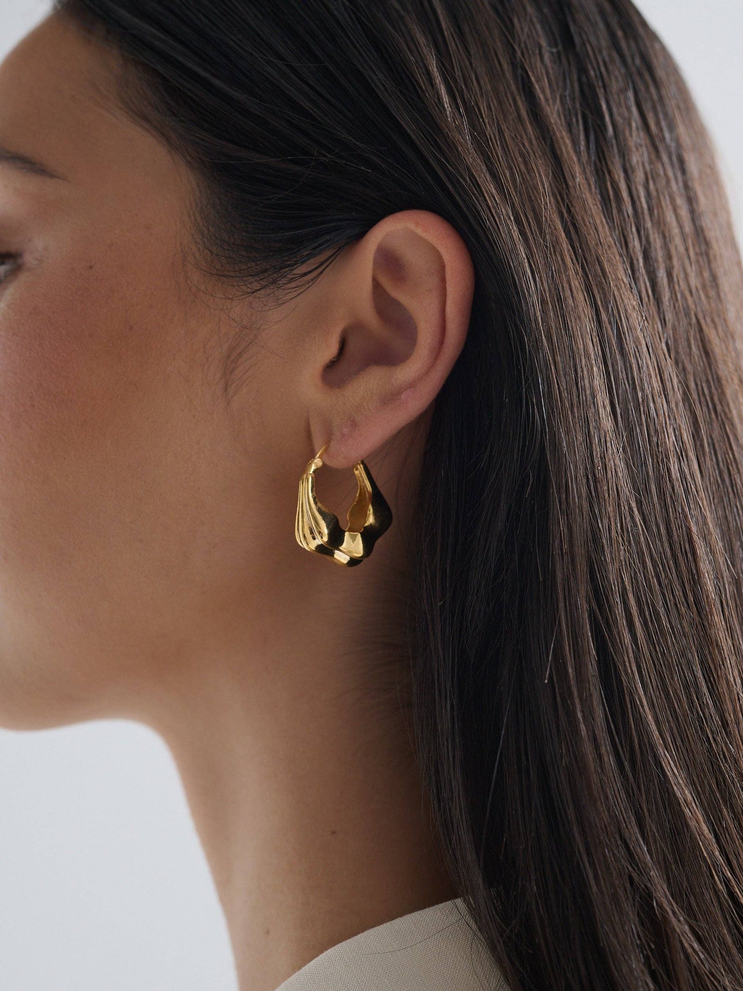 Harrison 18K Gold Plated Earrings