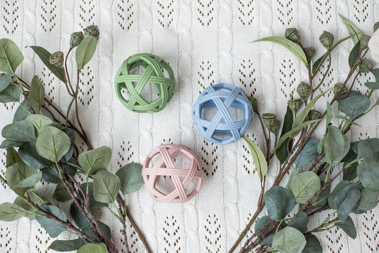 Sensory Teething Ball - Weave Design