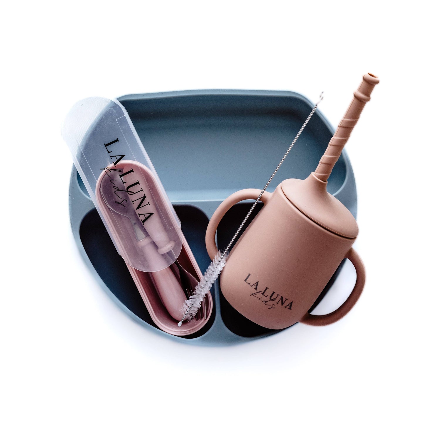 Silicone Suction Plate Blue