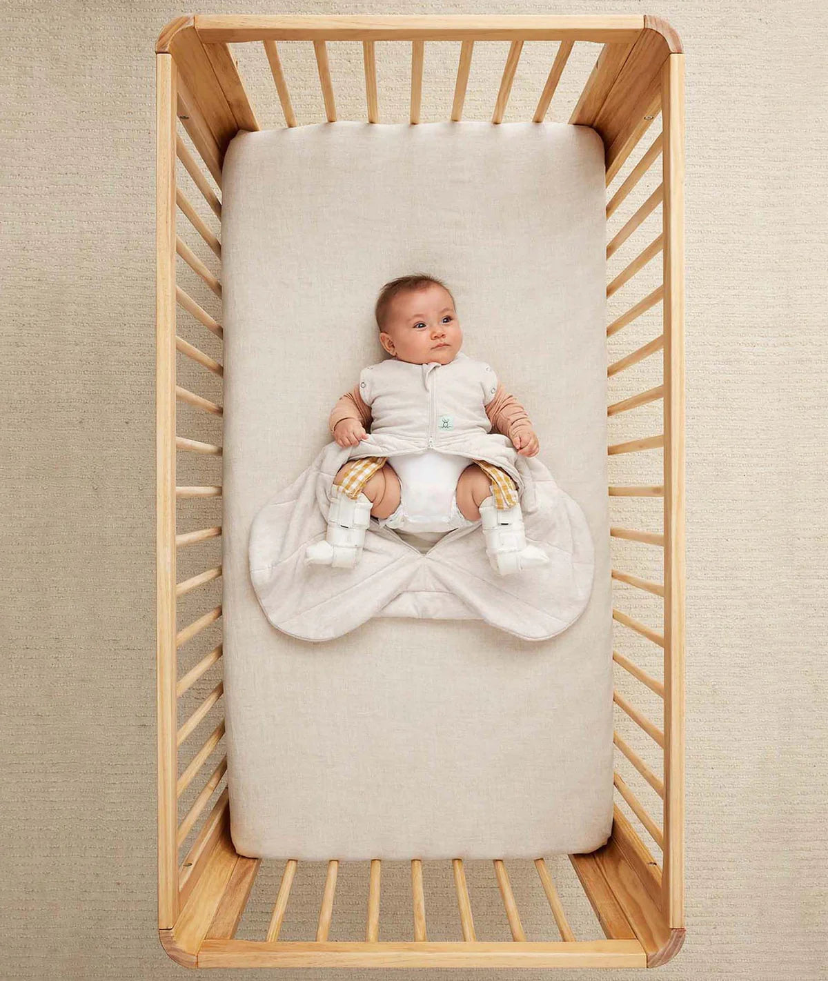 Hip Harness Cocoon Swaddle Bag 2.5 TOG Oatmeal Marle